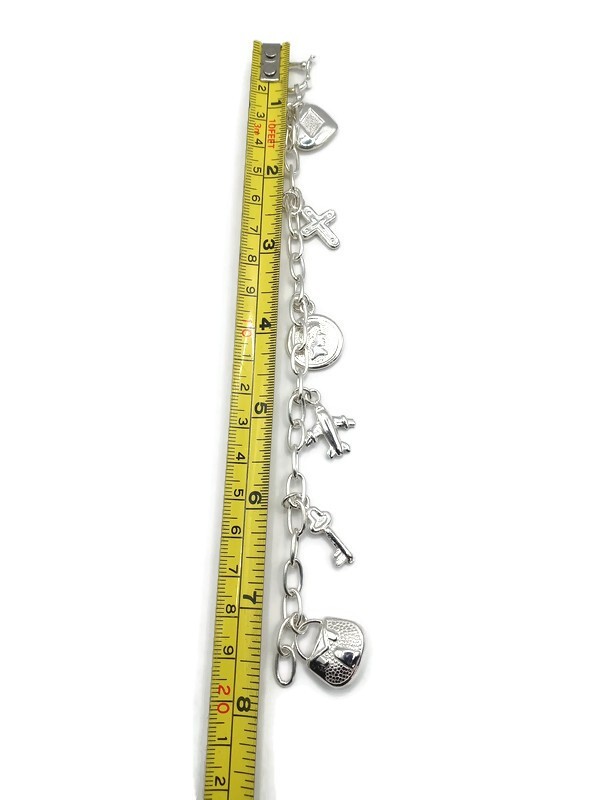 Unisex 950 Sterling Silver Travel Bracelet