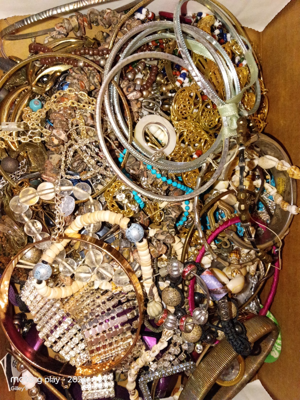 FREE SHIP Jewelry Lot Over 1 LB Pound VTG NEW Retro Y2K MCM Fashion Mystery Mix