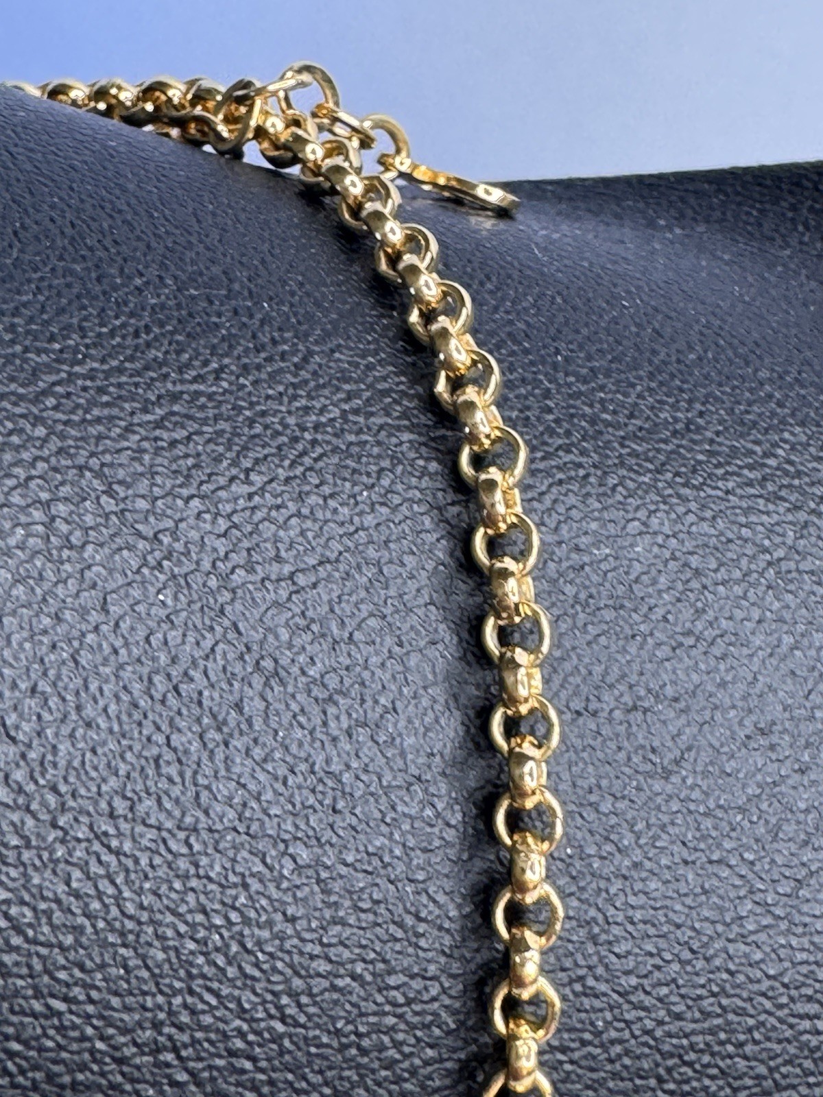 Extremely Unique Christian Dior Crystal and Faux Pearl Cross Pendant Necklace