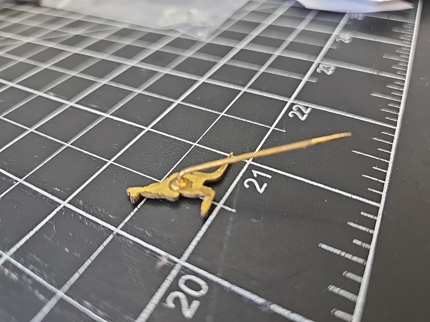 Vintage Kangaroo Stick Pin Lapel Hat Tie Pin Australia Souvenir Gold Tone
