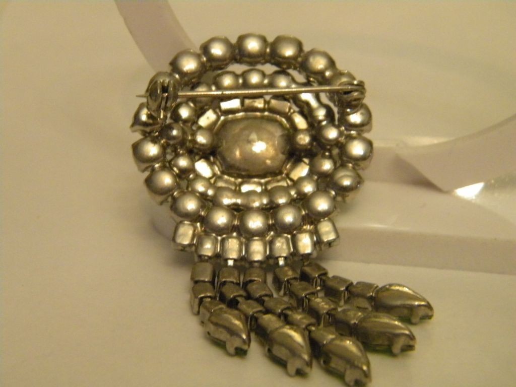 Beautiful Czech Jewelry Brooch Czechoslovakia Vintage Jablonex 282