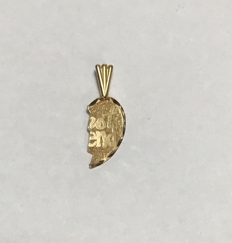 Michael Anthony 14K Gold Best Friend Pendant Right Side Only