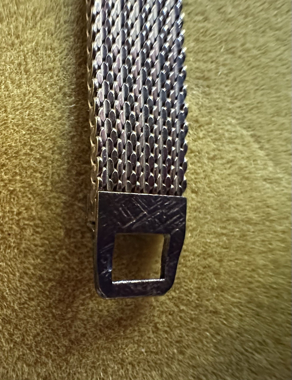 Vintage Gruen Precision 14K Gold Case 10 Diamonds Ladies Wristwatch