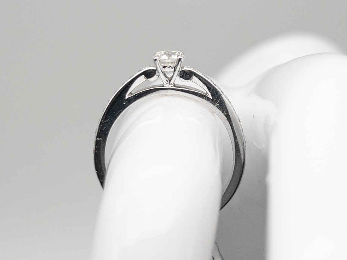 $3000 HEARTS on FIRE .52ct VS G IDEAL CUT Diamond 18k White Gold Wedding Ring