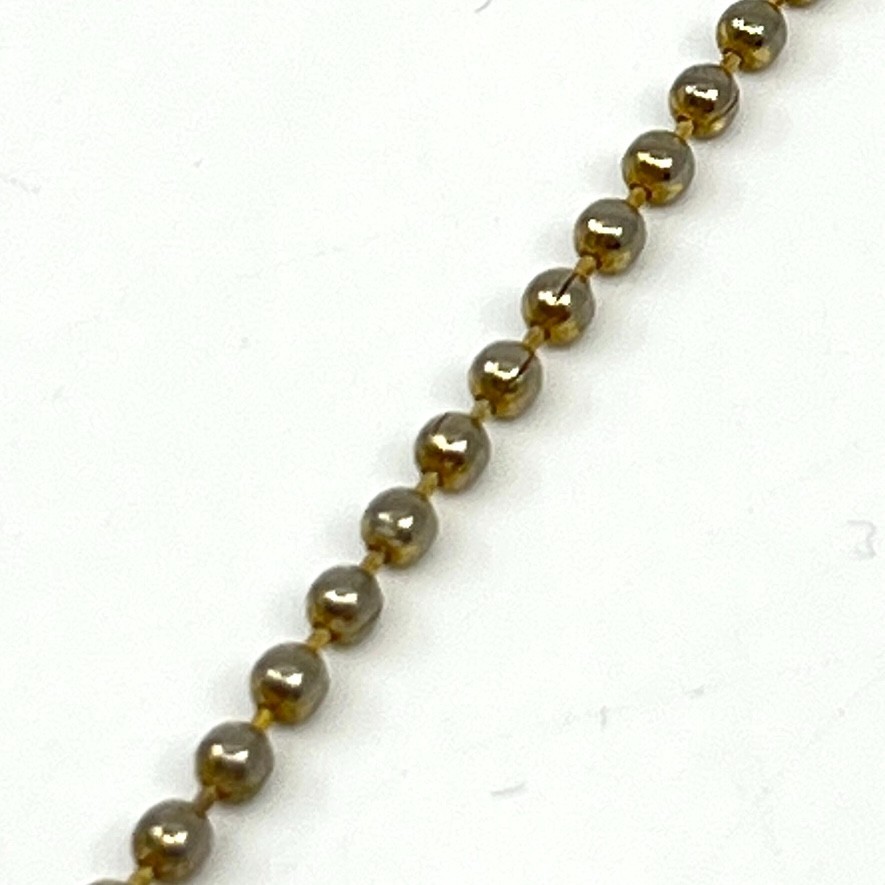 Vintage Y2K Multi-Color Rhinestone Boy & Girl Charm Ball Chain Necklace Classic