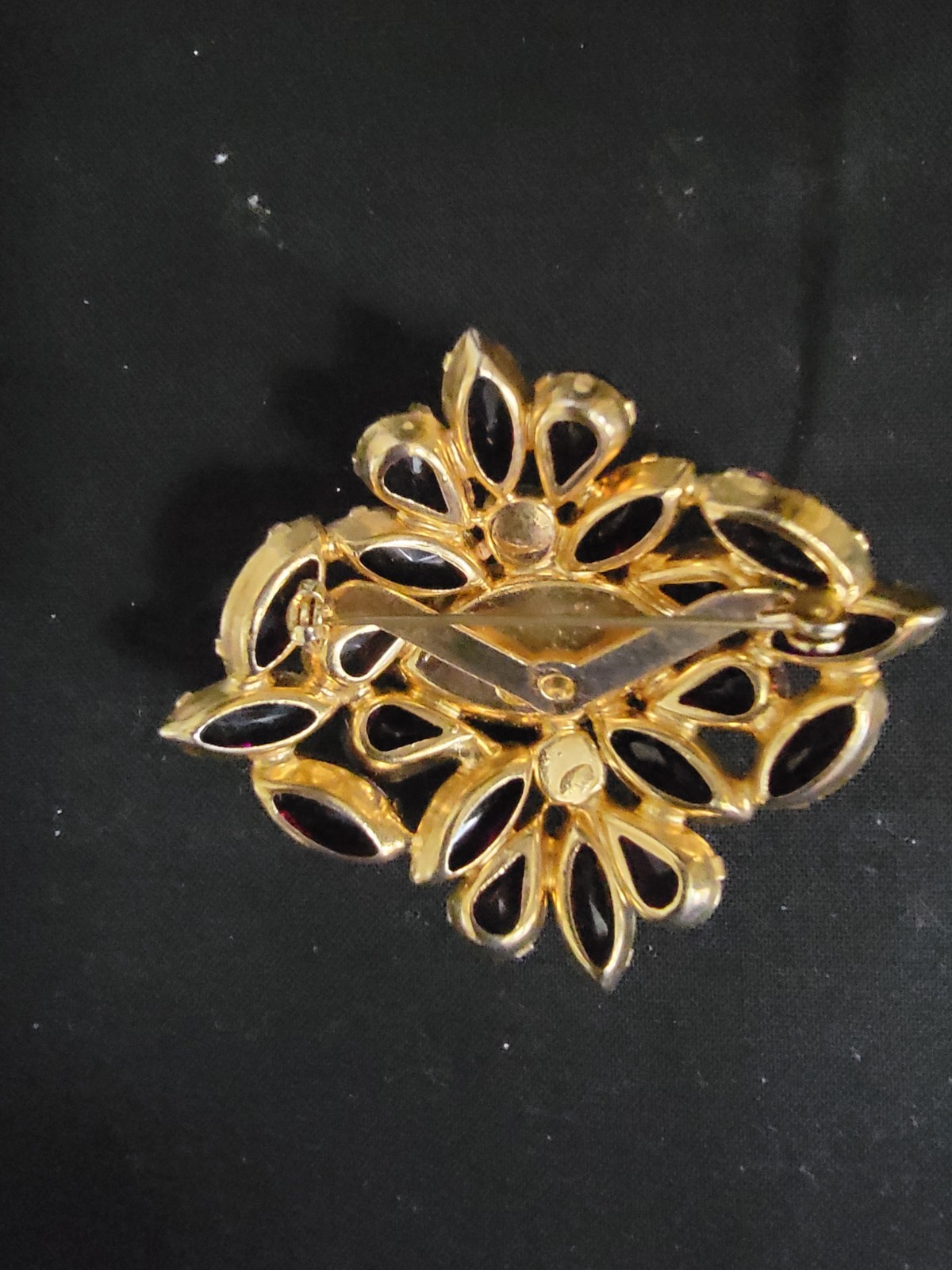 Vintage Purple Stone Pin