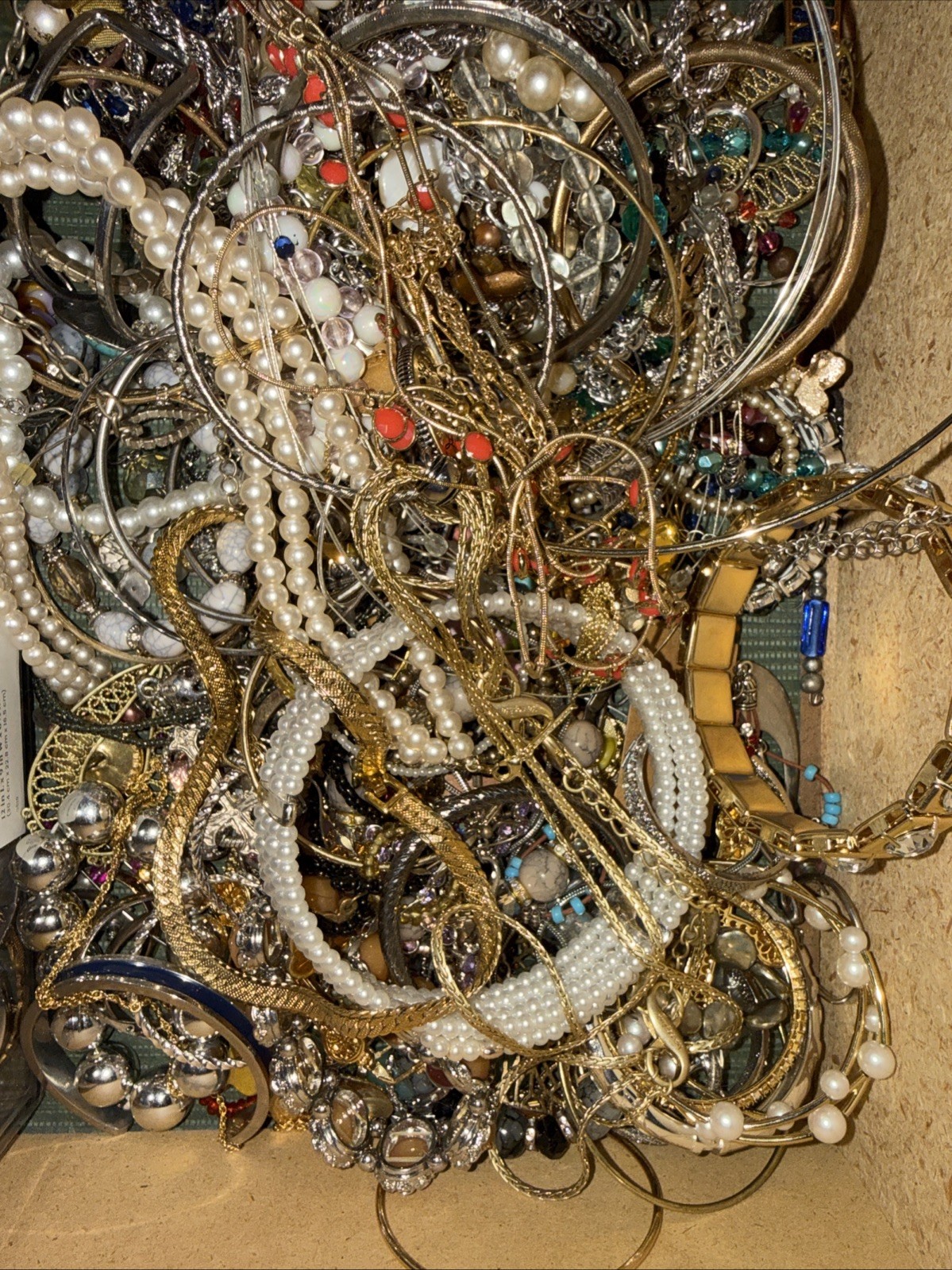 Unsearched Jewelry Lot VTG Vintage to Modern- PRICED PER POUND.