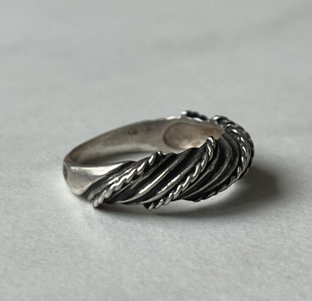 USSR 925 Silver Ring Women’s Vintage Size 6.5 / 17 Soviet Jewelry