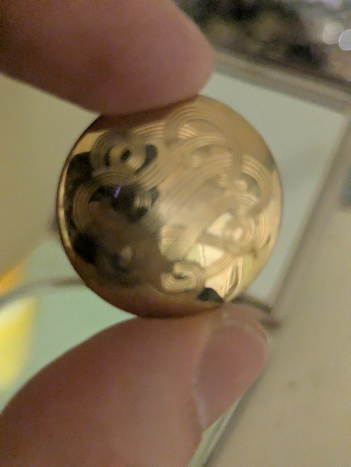 Bronze Colored Pin