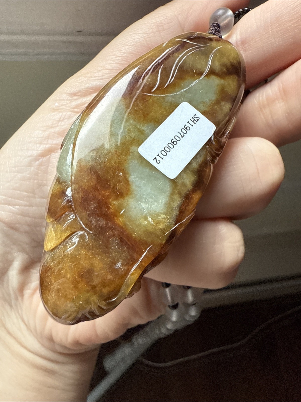 Grade A Untreated Burma Jadeite 純天然翡翠A貨老坑冰巧雕 Tiger & Buddha 種水極好 Certified