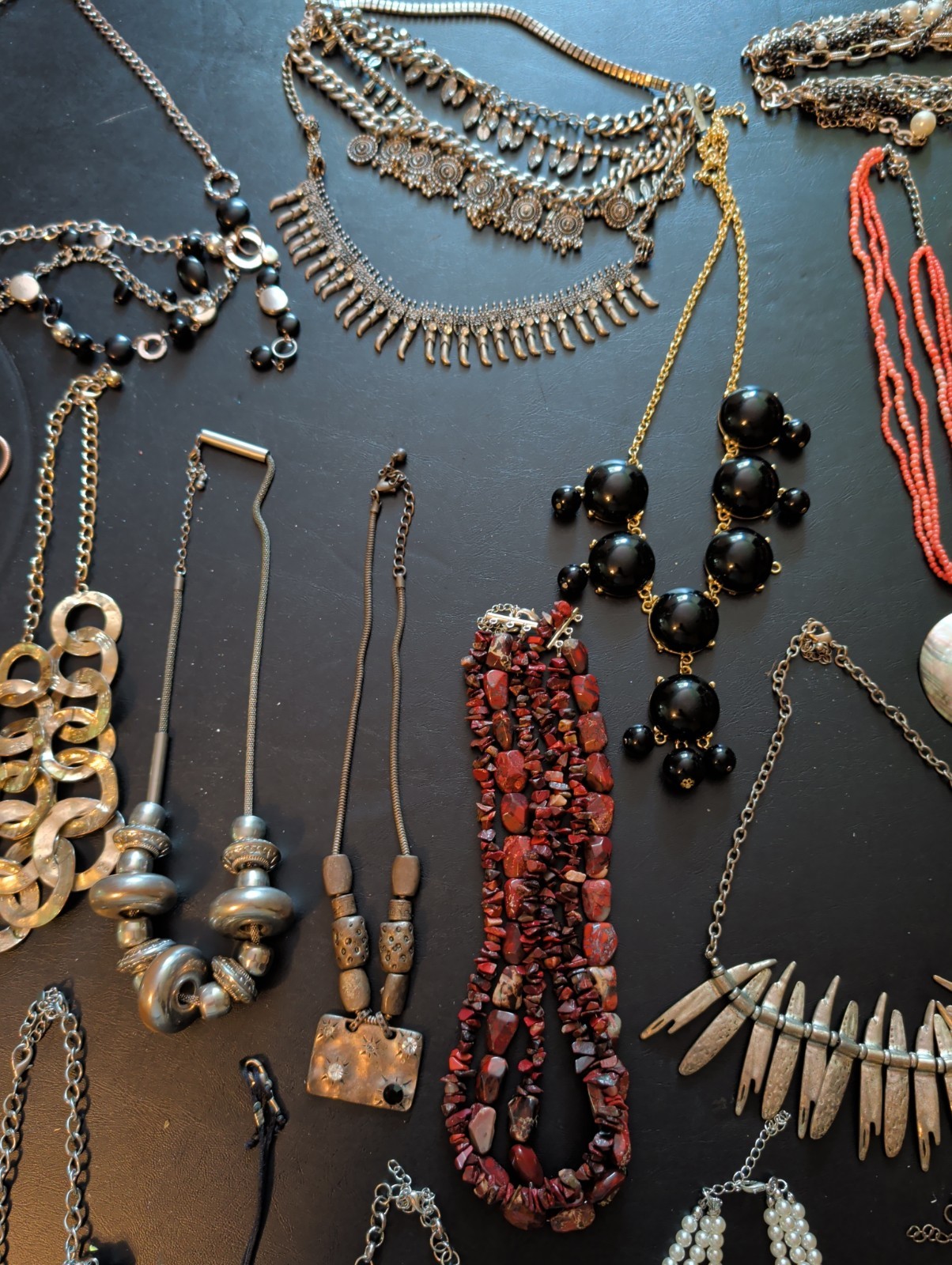 Jewelry Lot –Large mixed lot of Necklaces