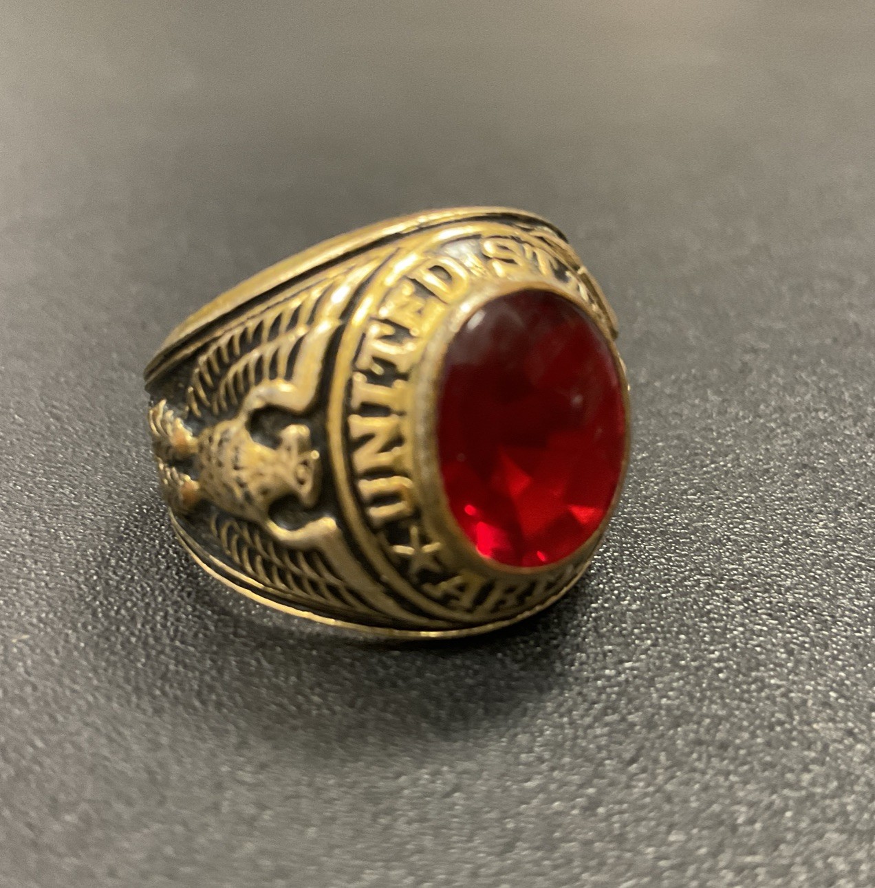 Vintage Gold Filled United States Army Ring 10k Gold Filled “Best Craft” Size