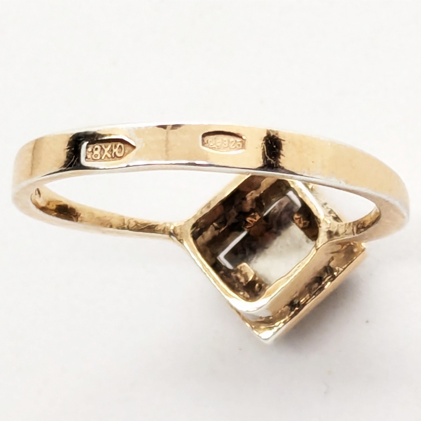Vintage Elegant RING Silver 925 with bright pattern -size: 7US (17.5mm)| UA #132