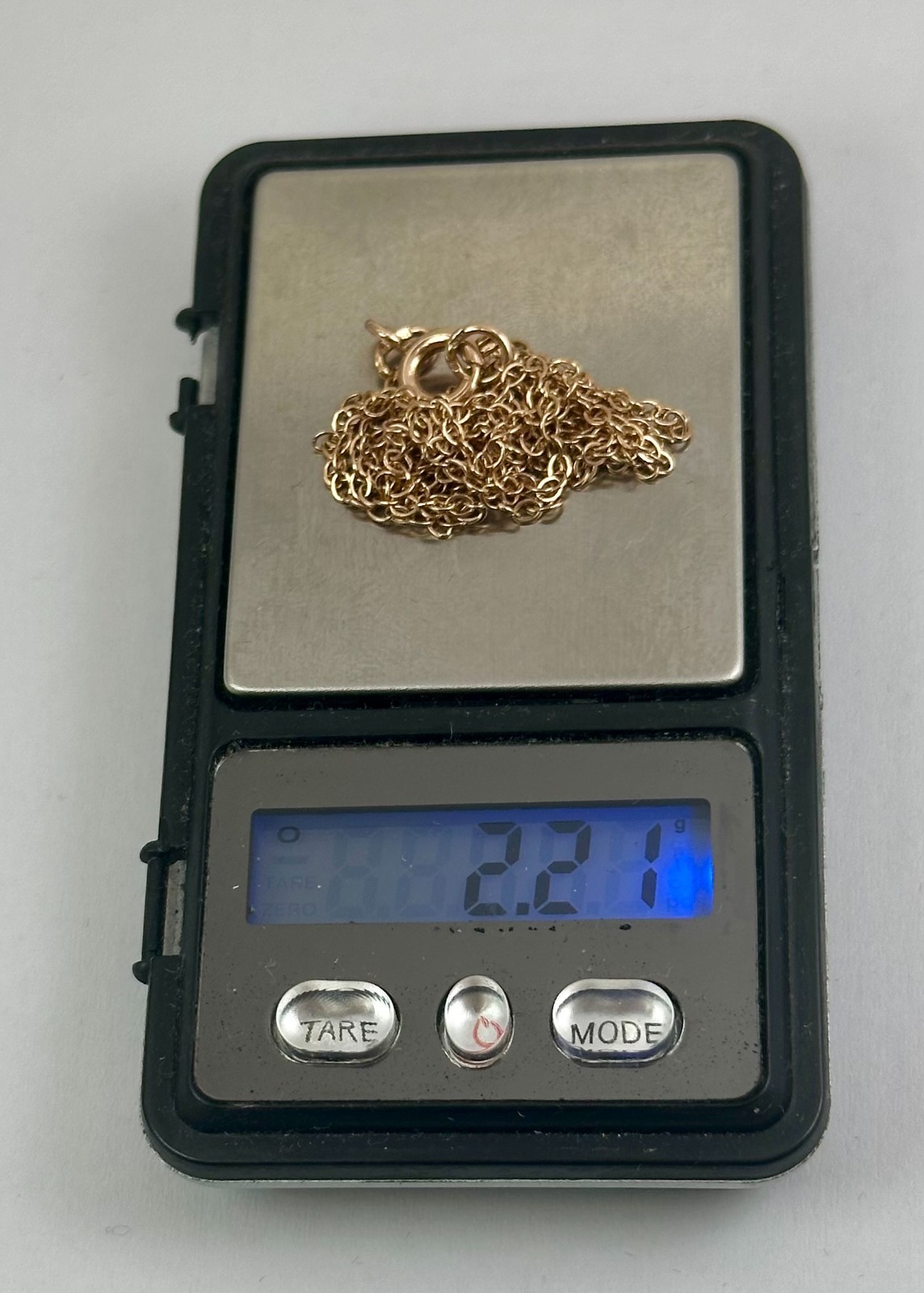 Vintage Original Soviet Rose Gold 583 14k Chain diamond-cut 60.0 cm 2.21 g.