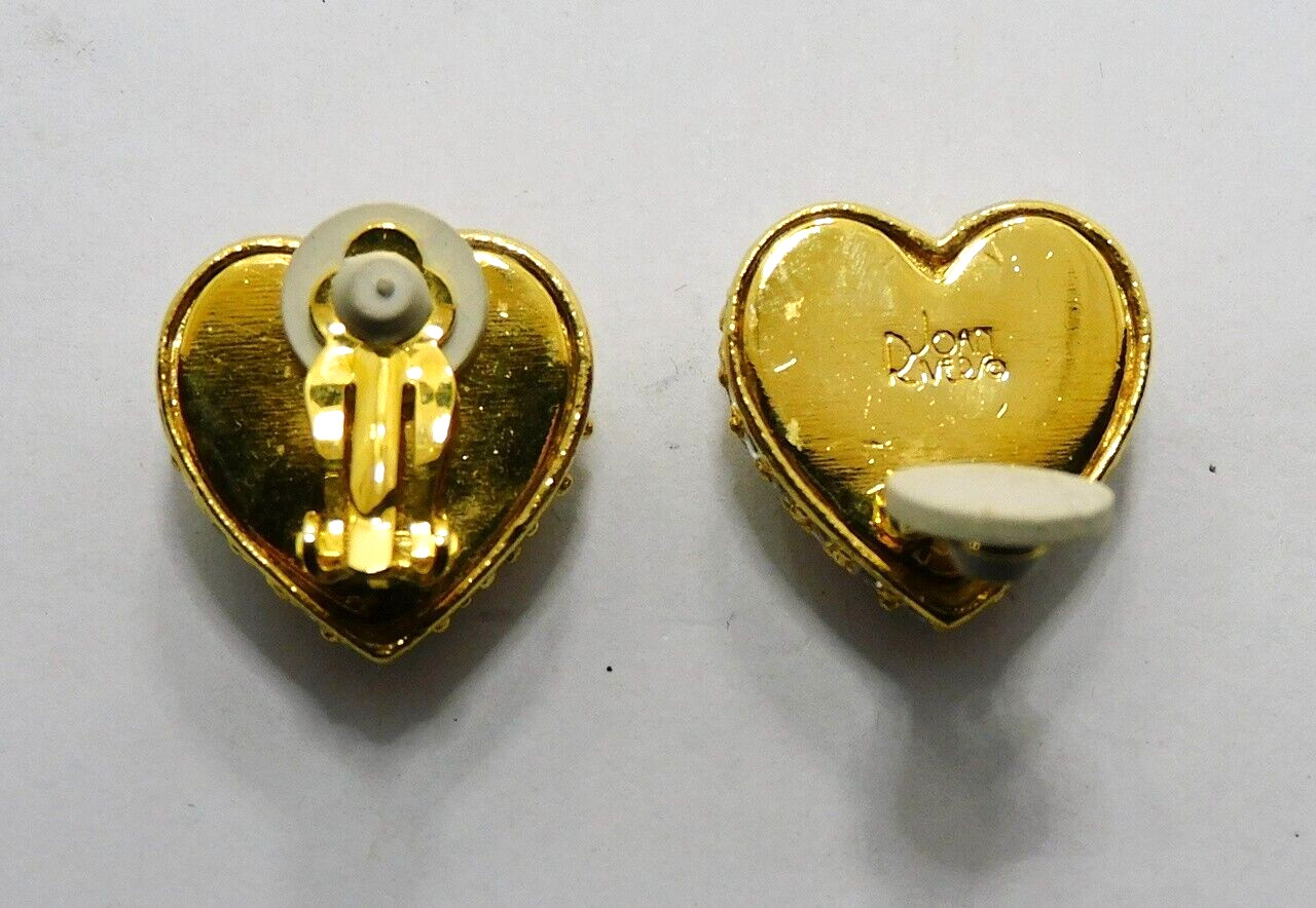 Joan Rivers Crystal Pave Sliding Ball Pendant Necklace and Heart Clip Earrings
