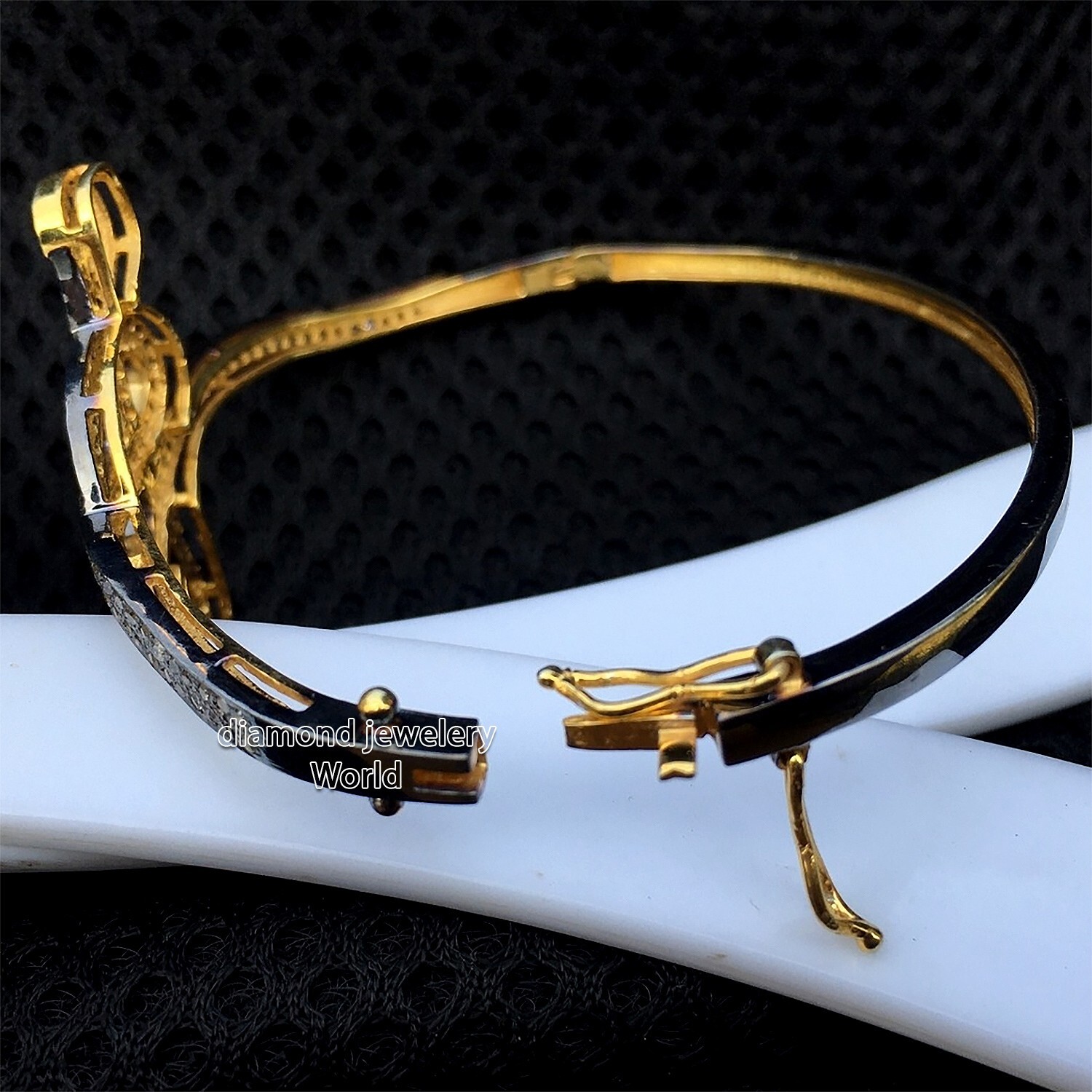 Stunning 1.51ct Rose Cut Diamond Ruby Silver Vintage Style Snake Bangle Bracelet