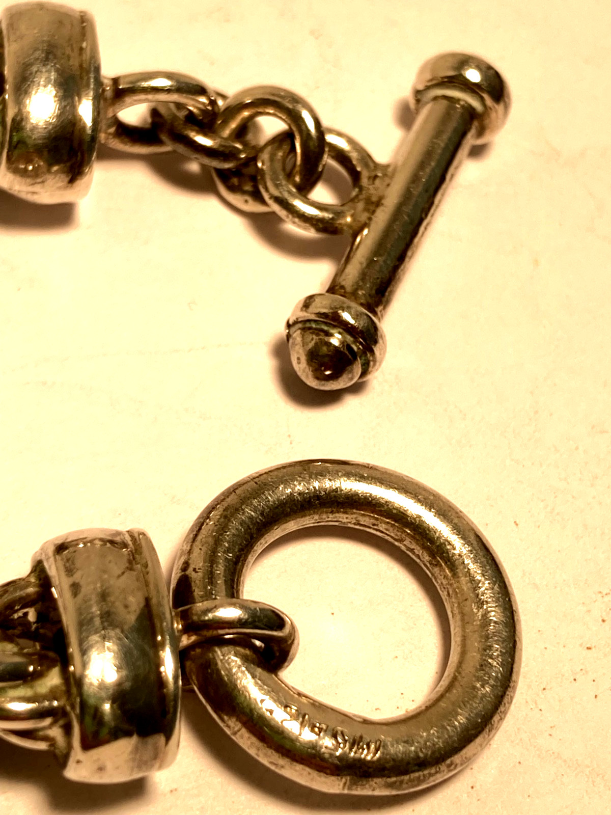 Vintage Solid Sterling Silver Bracelet made in Mexico in Excellent Condition