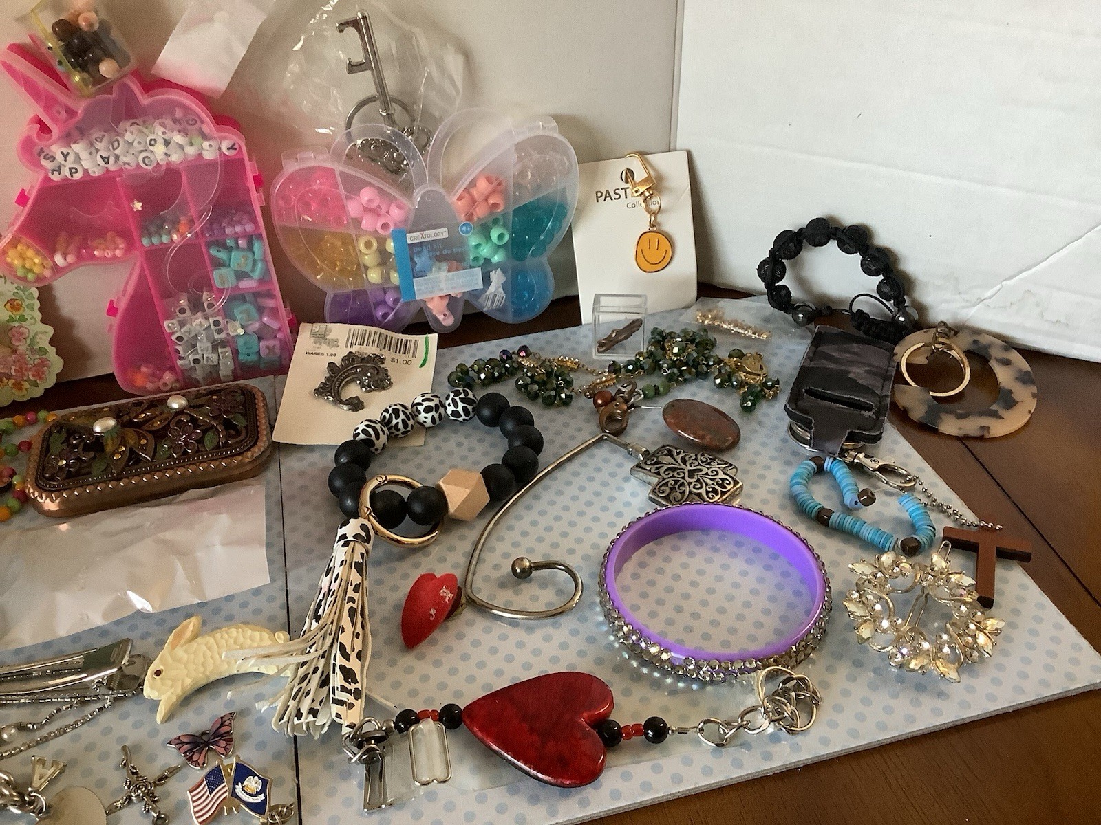 4.2 LBS CRAFT JUNK SCRAP Jewelry Lot Repurpose Salvage