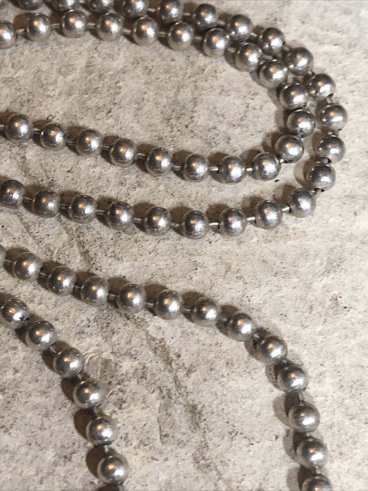 18. Sterling 925 Greenish Turquoise stone Ball link Chain Pendant Necklace 16″