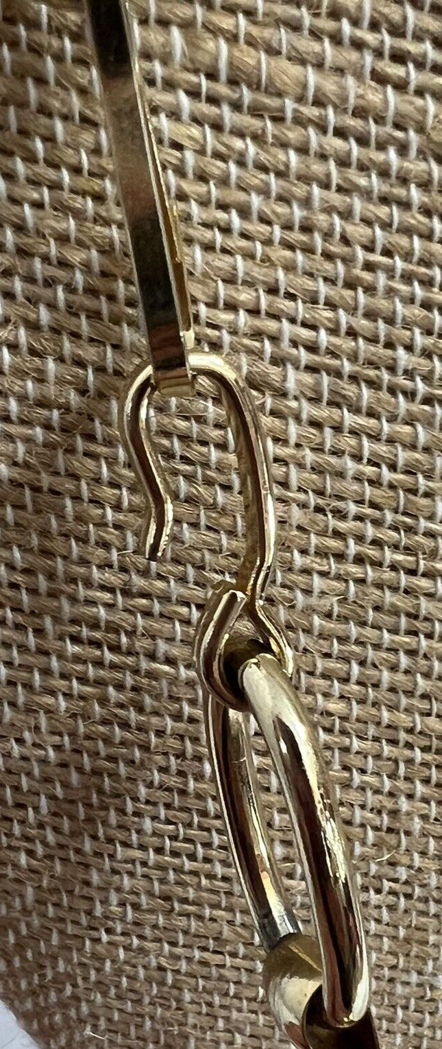 LOT OF 2 NECKLACES GOLD TONE CHAPS VINTAGE CHAIN/BELT MOTHER OF PEARL 32-36 IN
