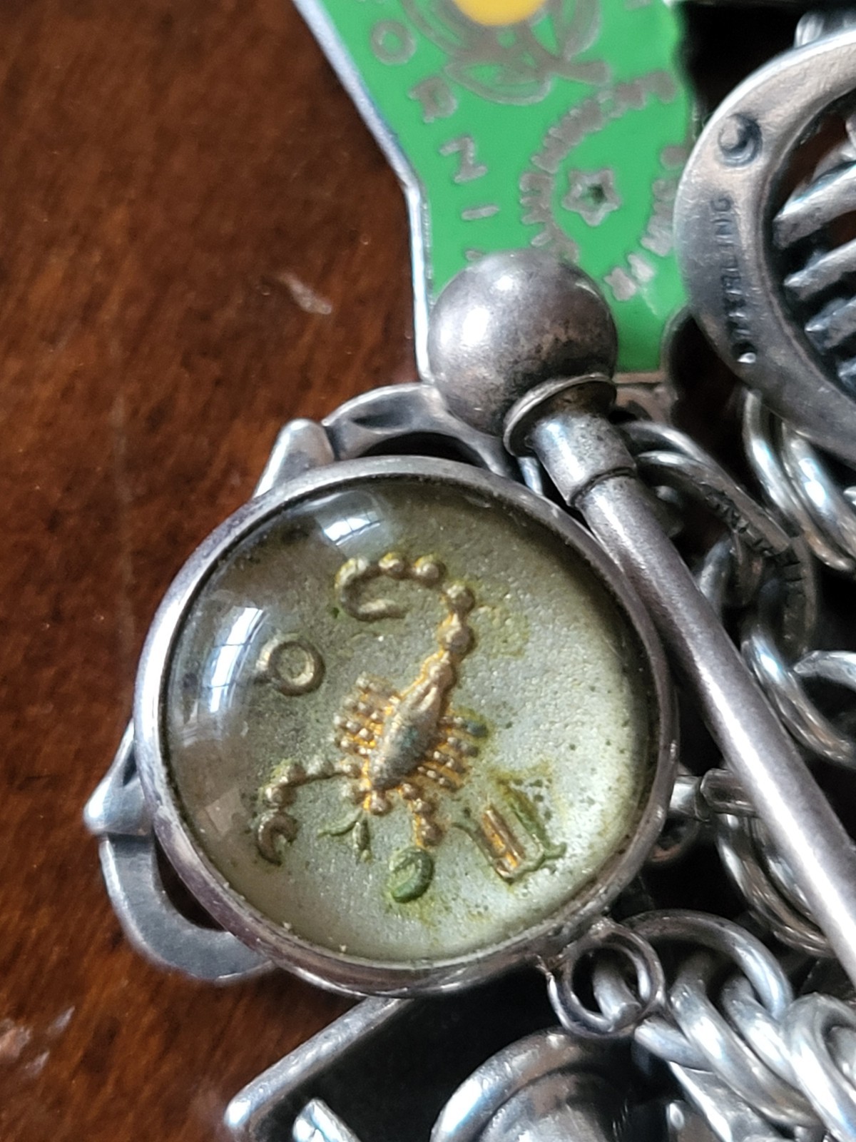 Vintage 925 Sterling Silver Loaded Charm Bracelet 104 Grams