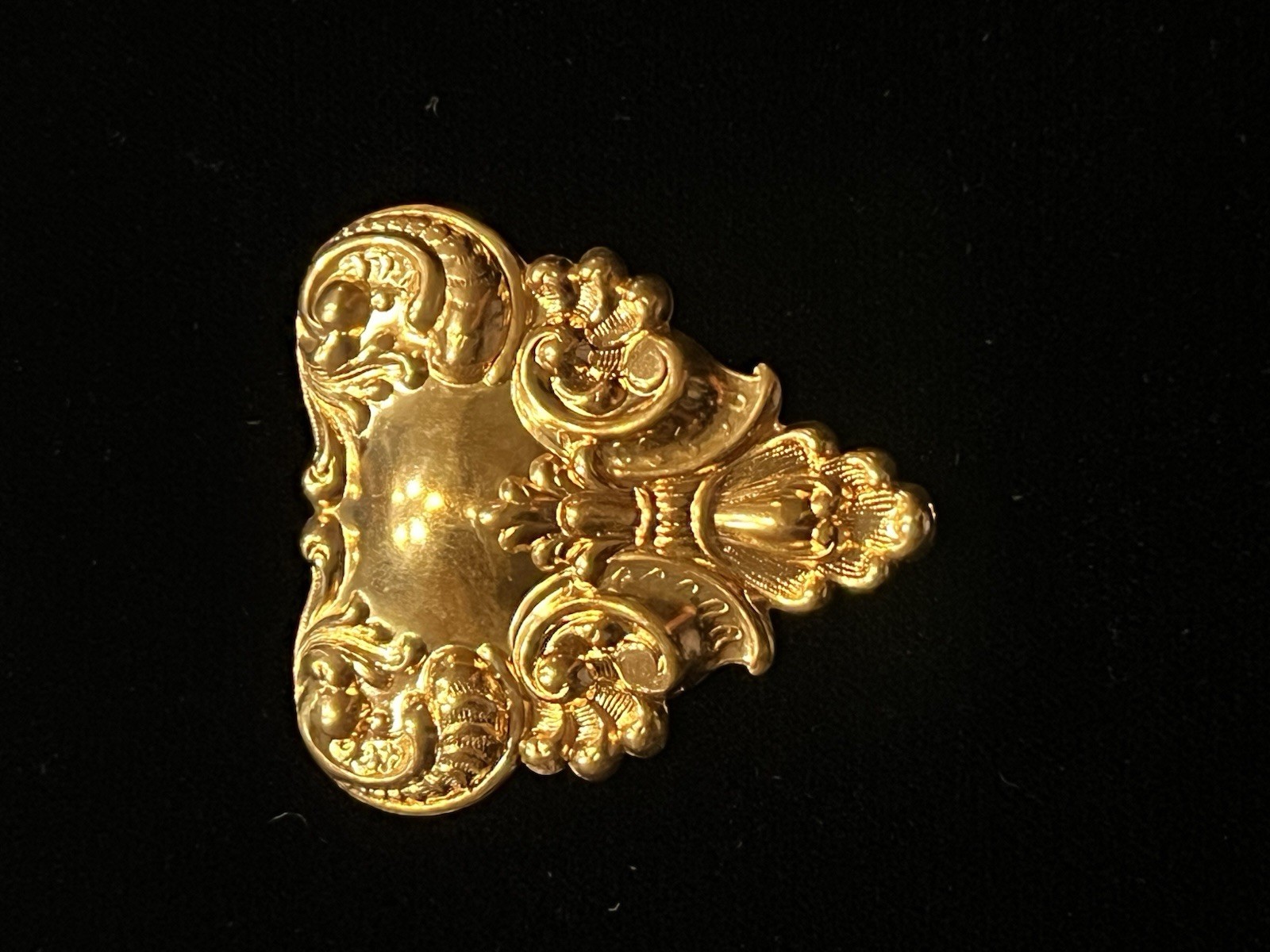 Vintage Gold Plated Stamping for Jewelry Design/22K Quality Finish Over Brass
