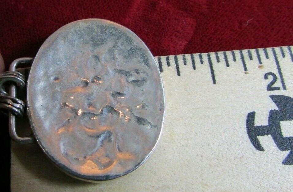 Retired SILPADA STERLING SILVER HAMMERED OVAL DISC PENDANT NECKLACE N1356 MIB