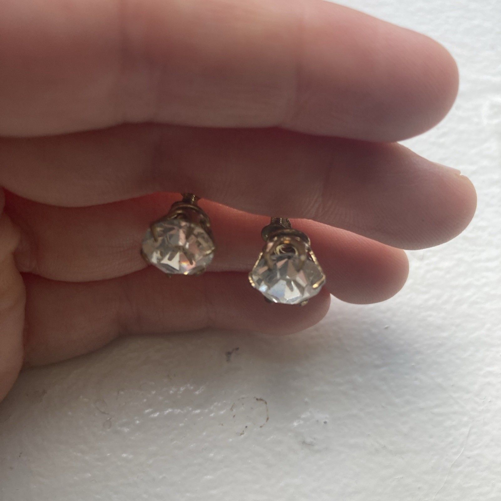 Vintage Costume Screw On Studs