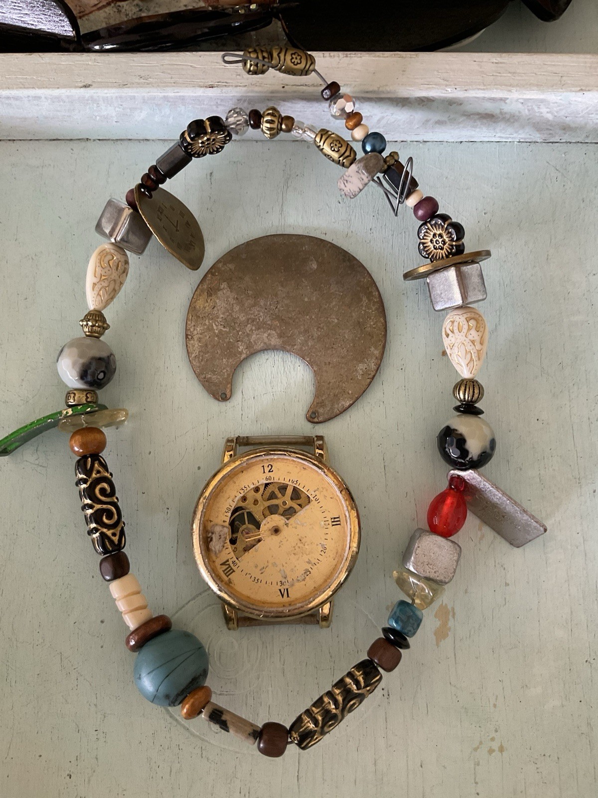 Vintage to modern Jewelry junk drawer Lot Harvest scrap wear repair Fun pieces!