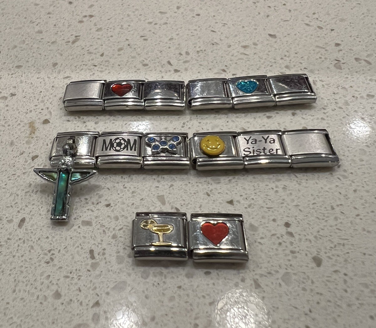 Trendy Window Charm Bracelet – Italian Bracelet With Many Charms!