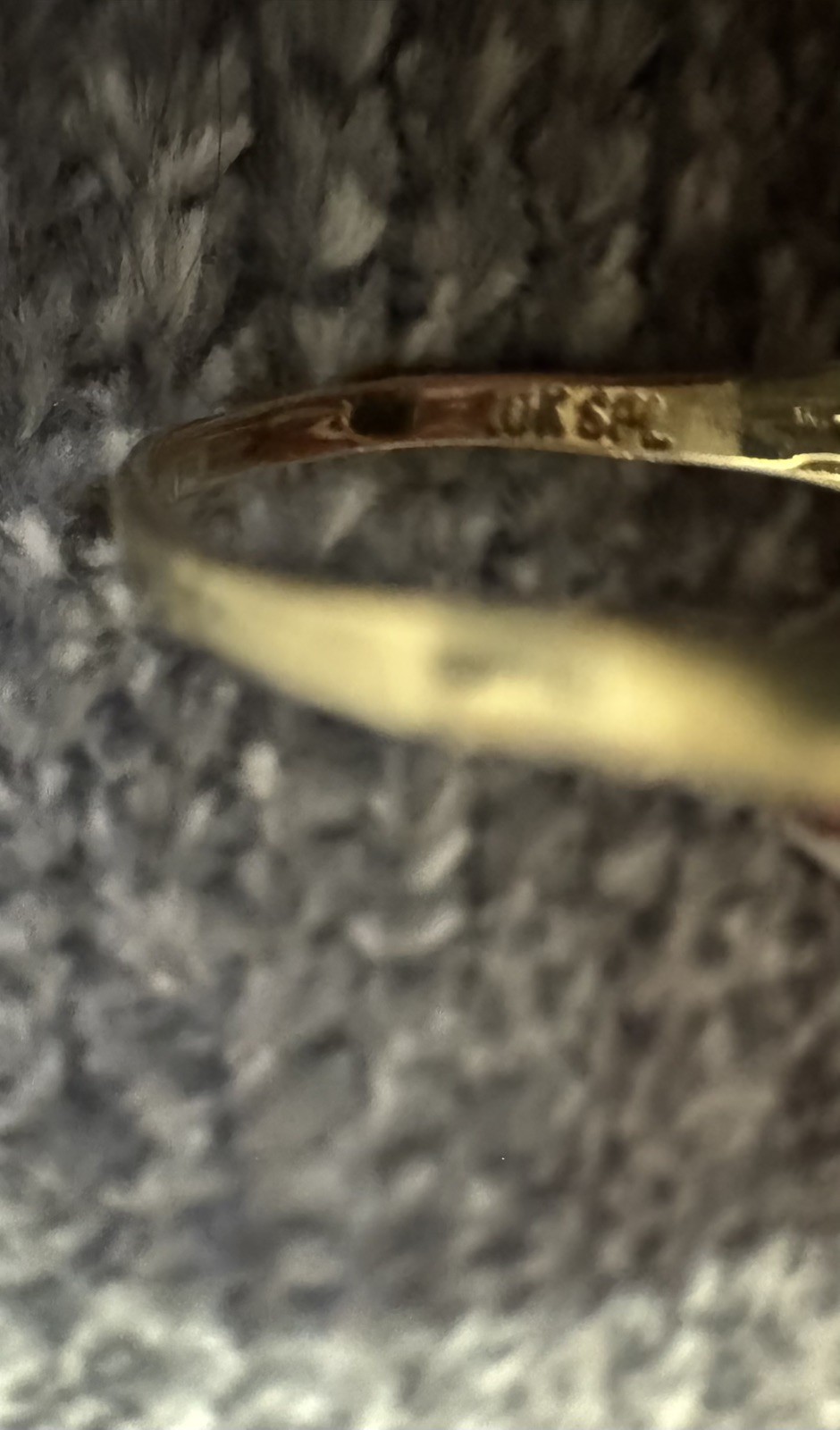 Vintage 10k Yellow Gold Black Onyx Flower Ring – Size 6.5