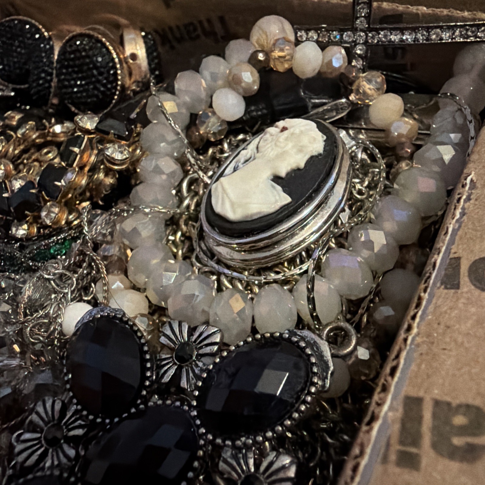 Vintage to Now Jewelry Lot, All Wearable Untested. No Broken. Box B1