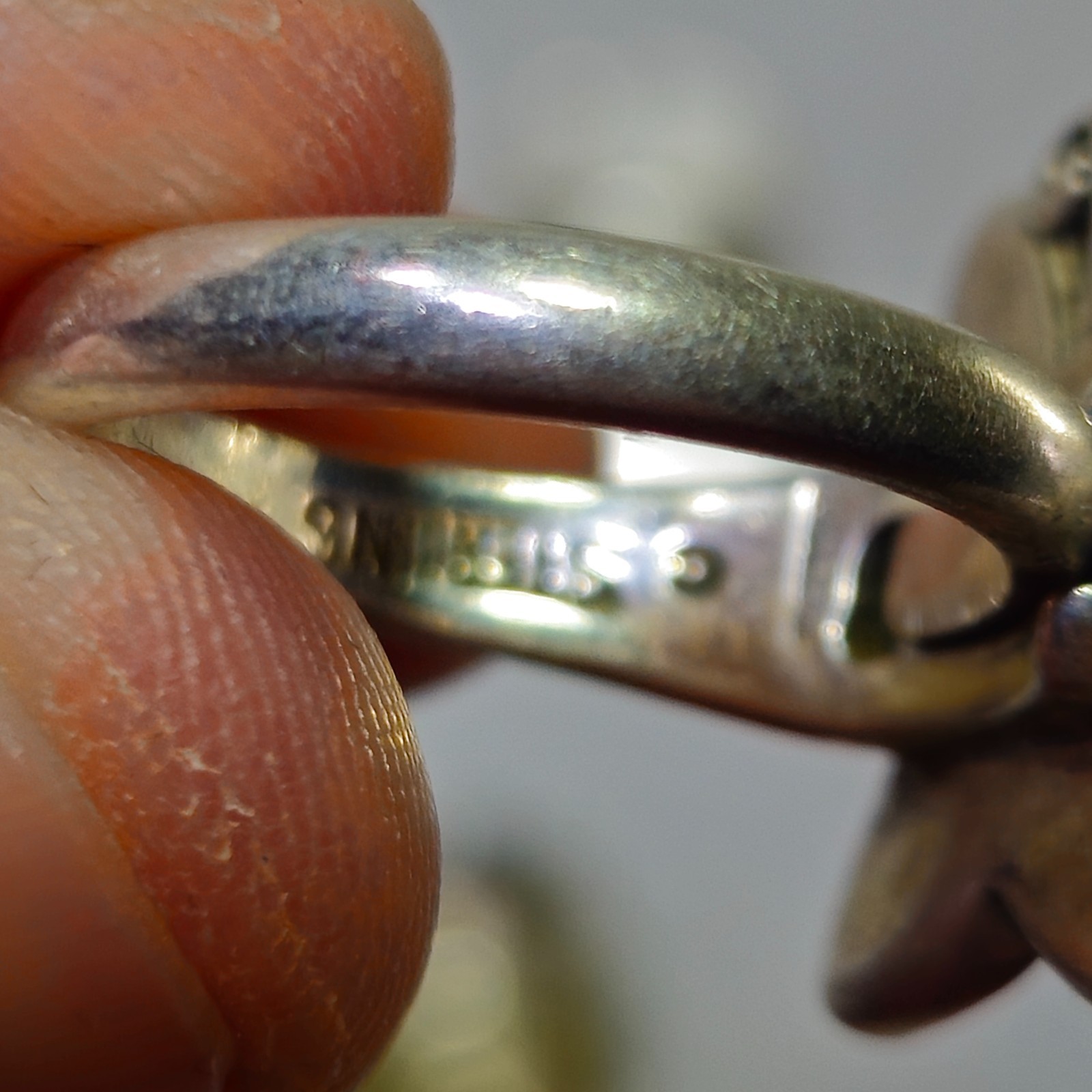 Vtg 6 Pc Assorted Sterling Silver Turquoise Inlay Ring Lot Jewelry Mixed Sz 30g