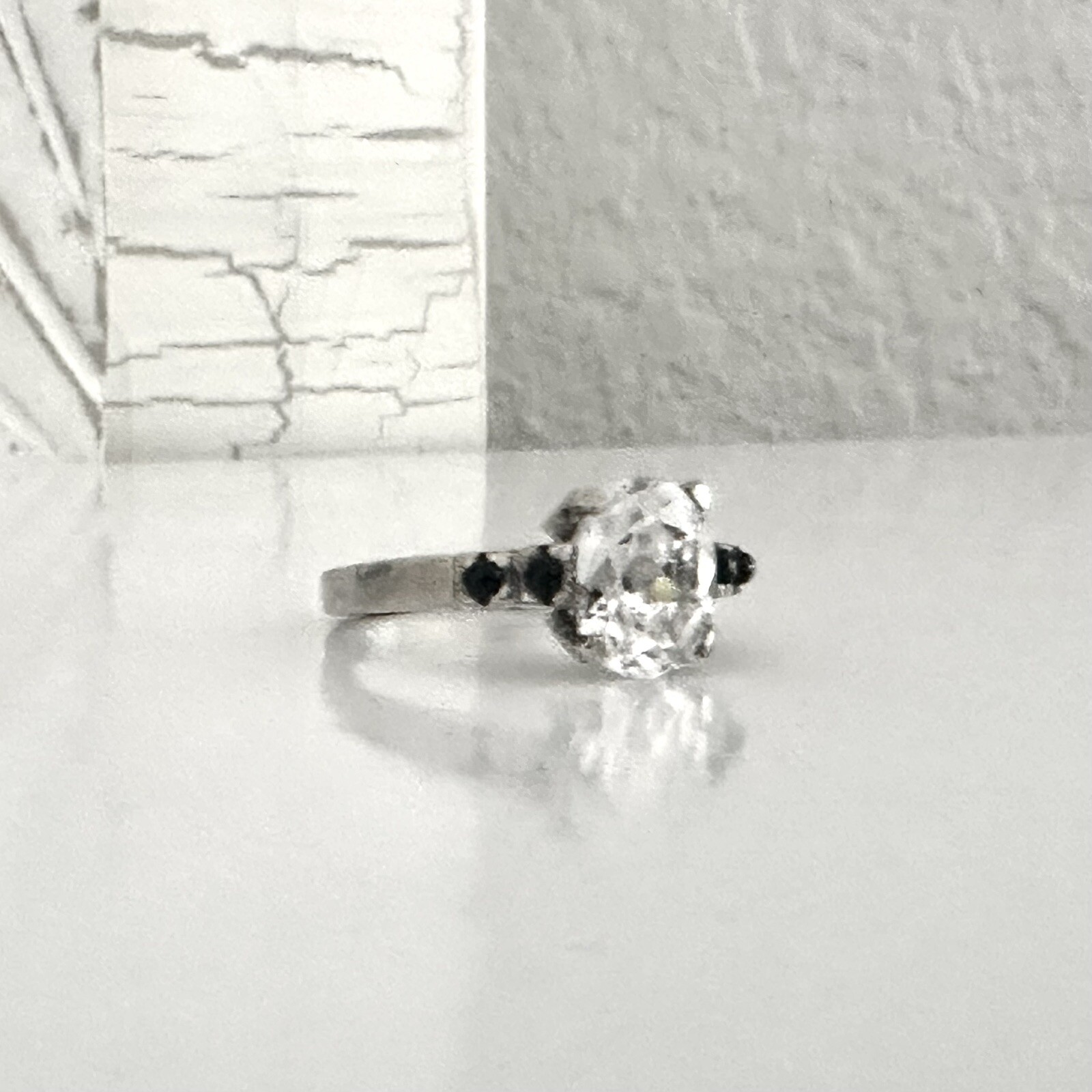 Sterling Silver 925 Wedding Band Designer CZ Bridal Engagement Band Ring