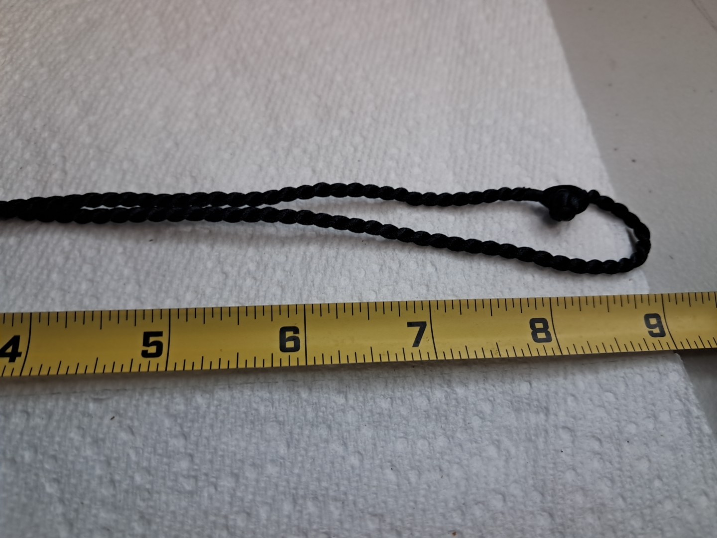 Vtg Glass Tear Drop Pendant Necklace