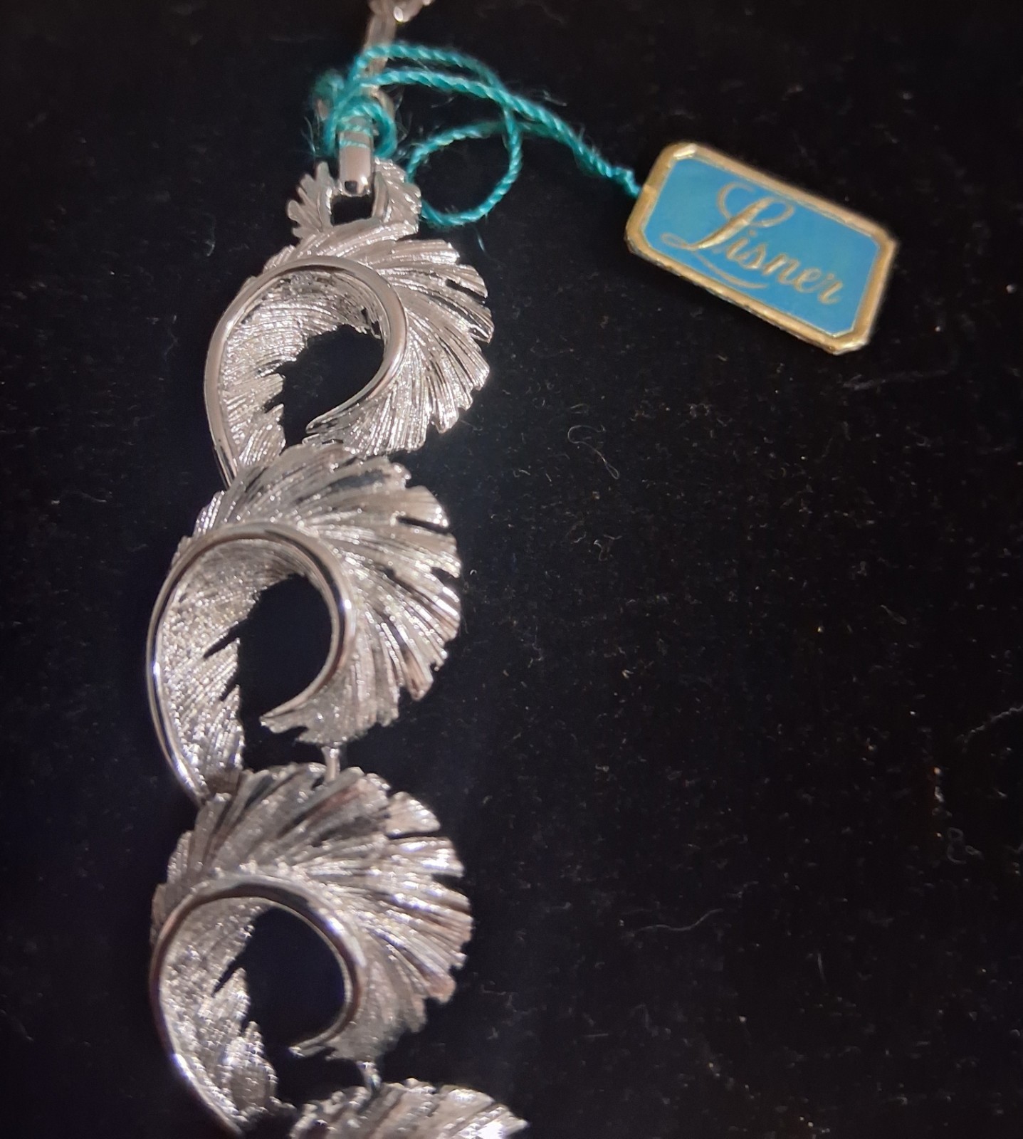 Listner Silver Tone Vintage Necklace With Tag