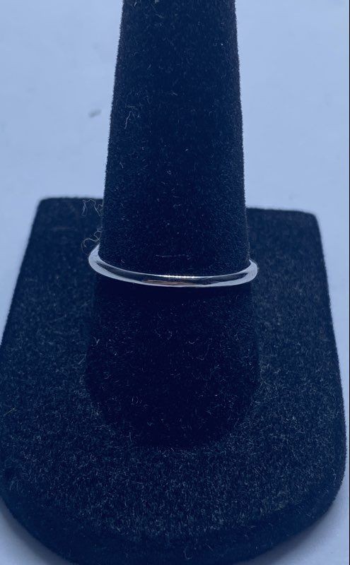 Vintage Feature Lock 14K White Gold Diamond Filigree Ring Size 6.75
