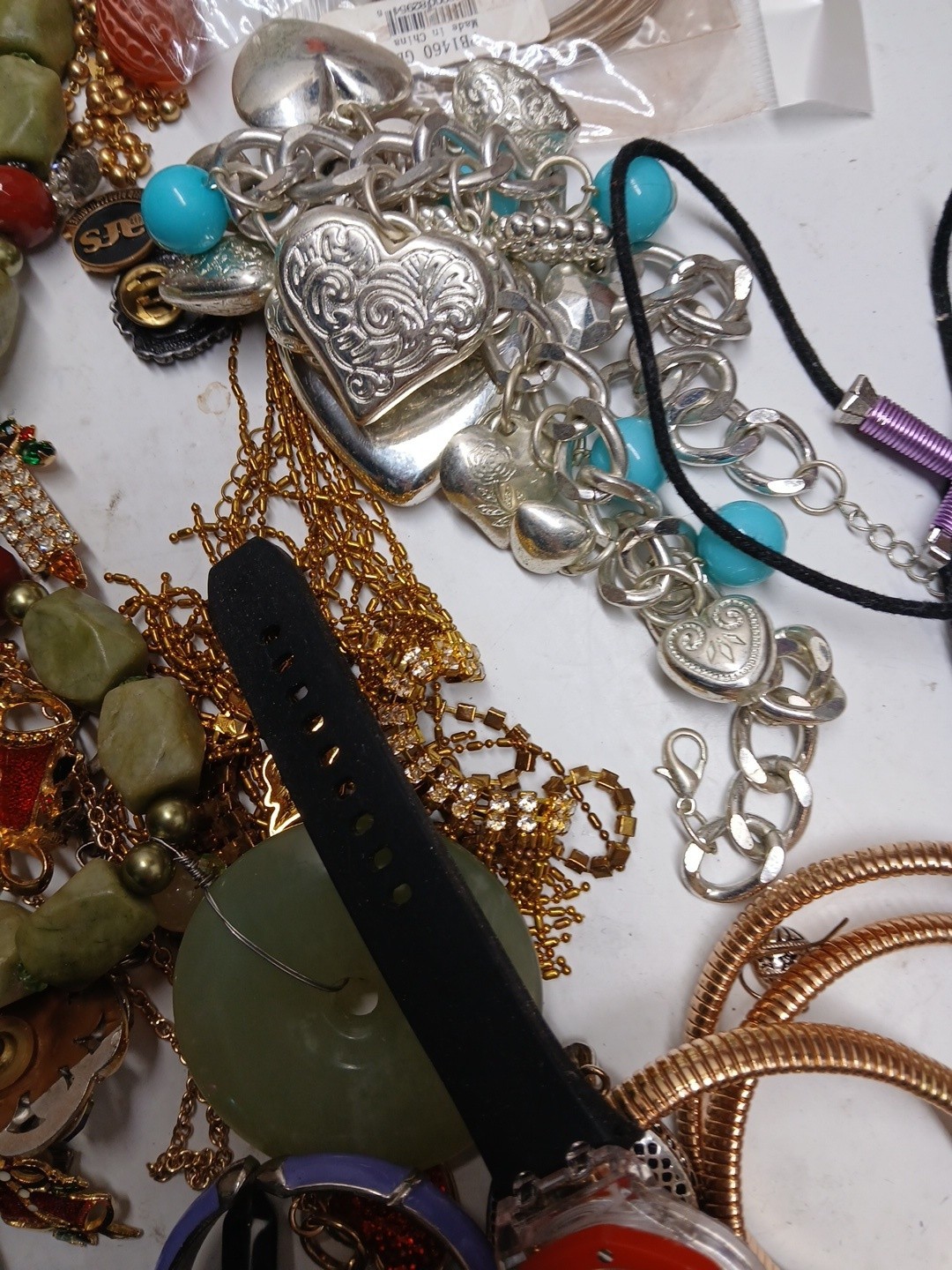 5Lbs Wearable Vintage Jewelry Huge lot Costume And More Unsearched Tangled