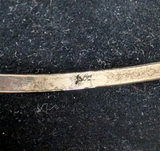 Vintage Sterling Silver Bangle Set 4pc Coro Mexico Faith Hope Charity Danecraft