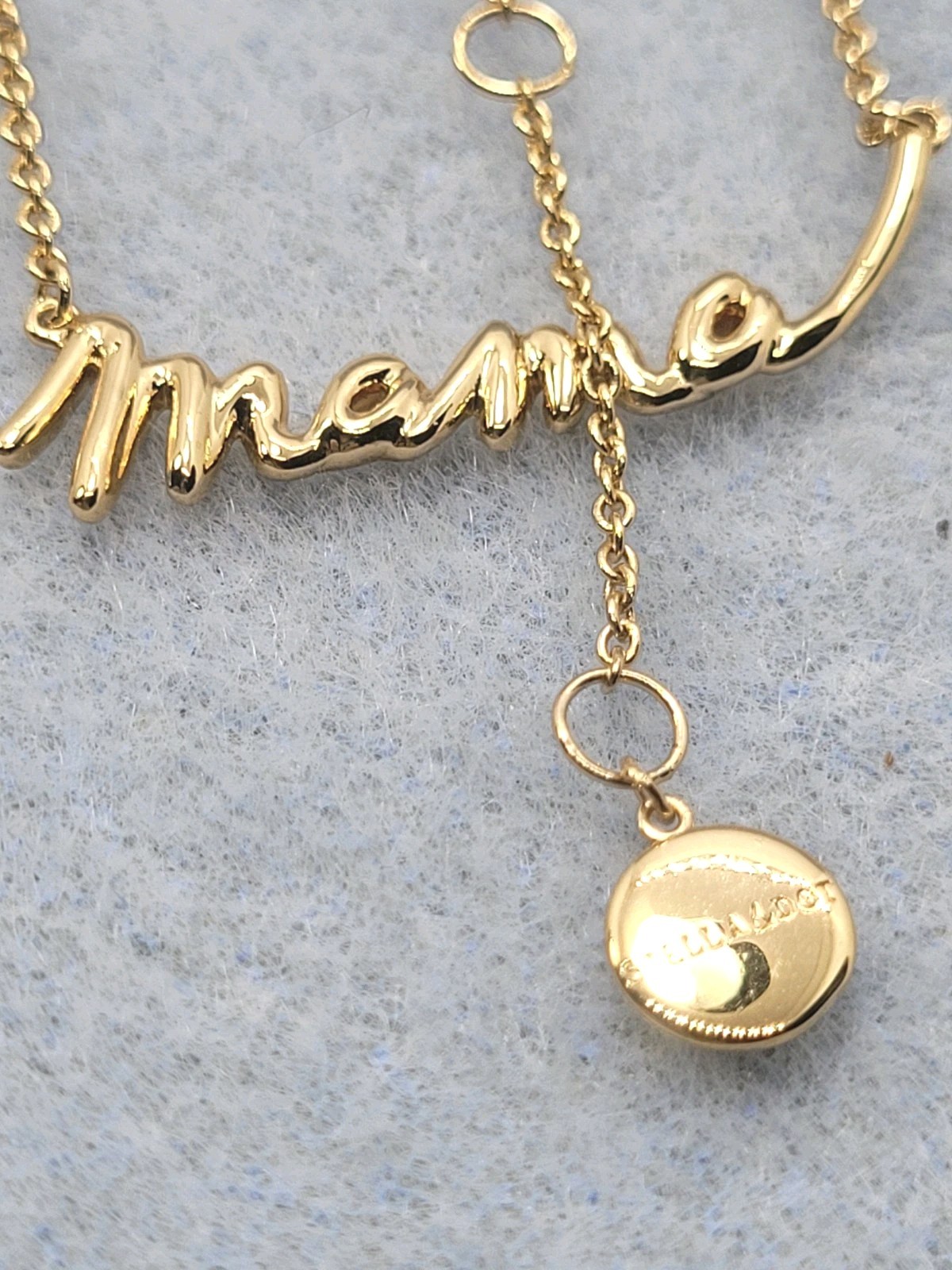Set Of 3 Gold Tone Necklace Chain Charm Pedant.