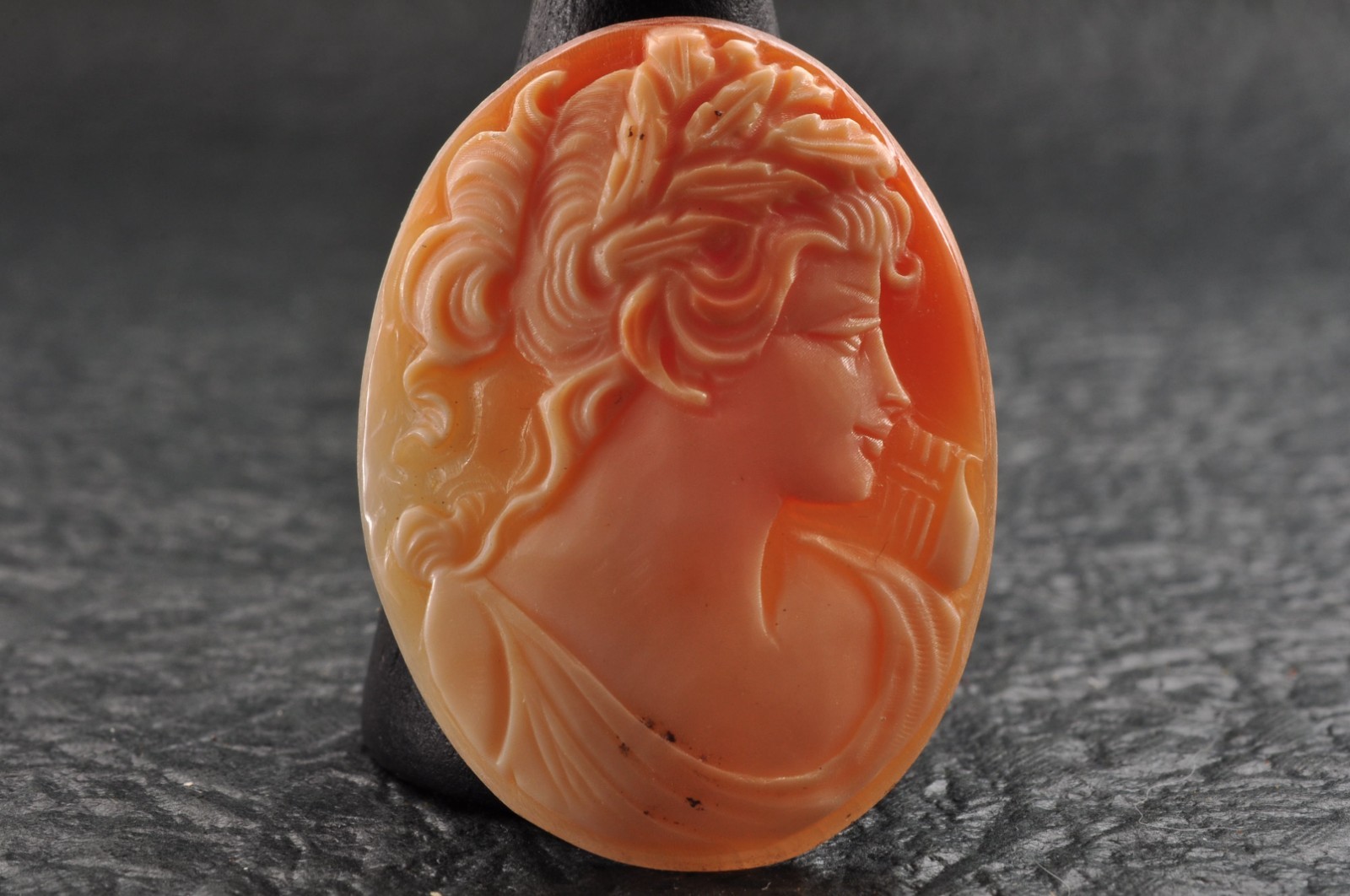 10 items , vintage shell cameo White and brown color (Total 206.0ct) with case.