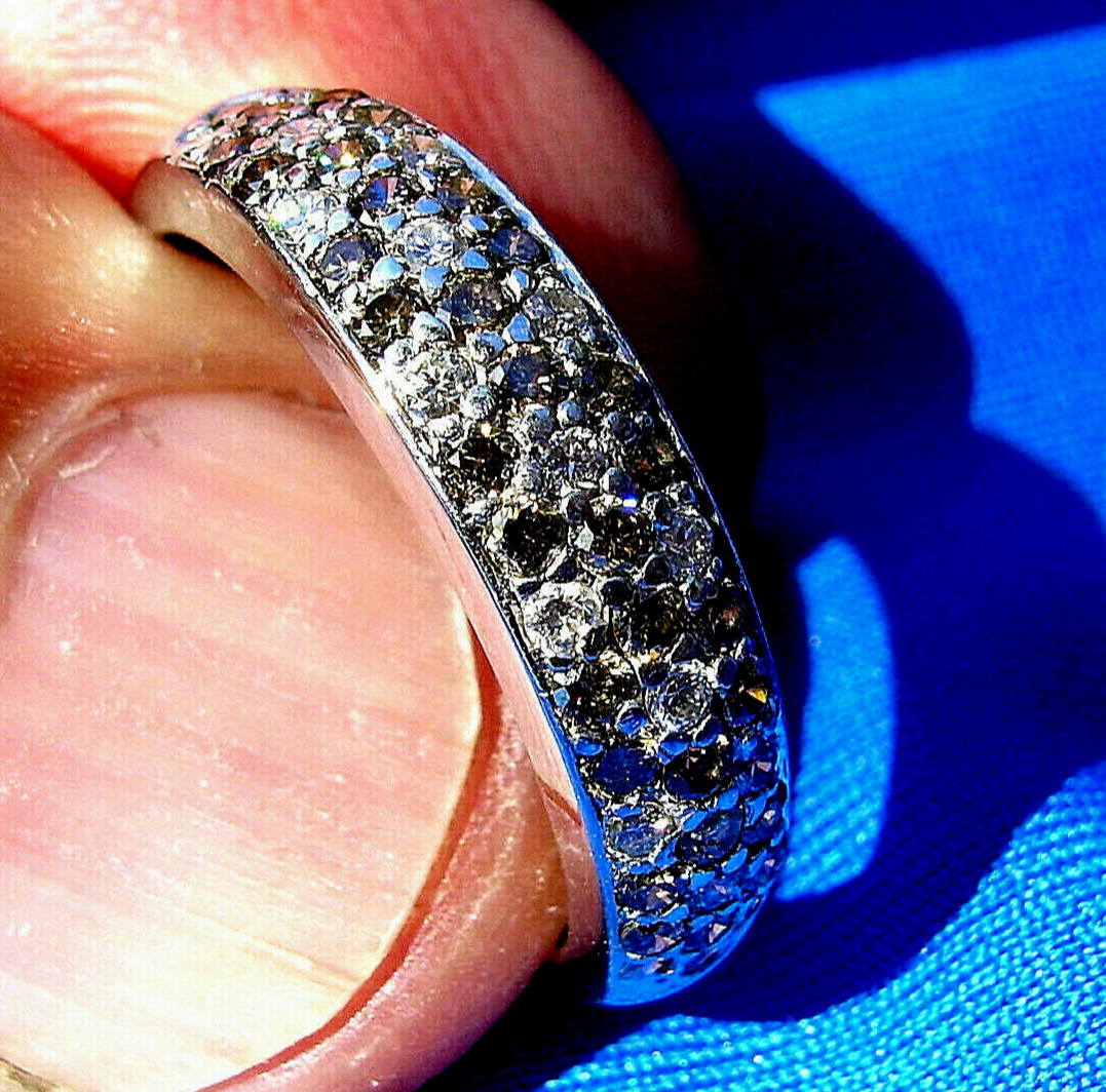 ORIGINAL Le Vian EARTH MINED DIAMOND 14K GOLD Wedding Band Anniversary Ring S 9