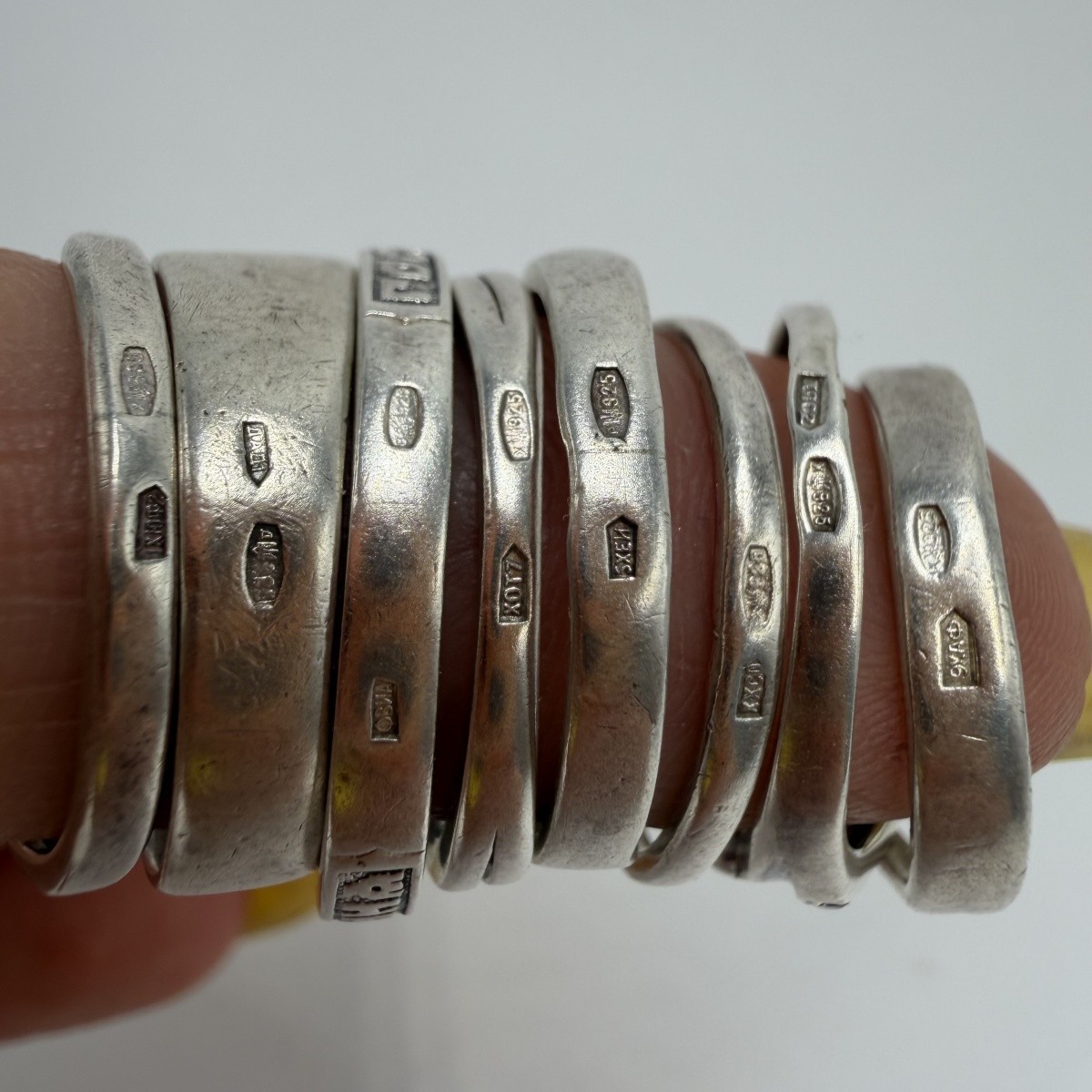 Vintage Sterling Silver 925 Ring Lot – 29.6g Mixed Women’s Estate Jewelry Collec