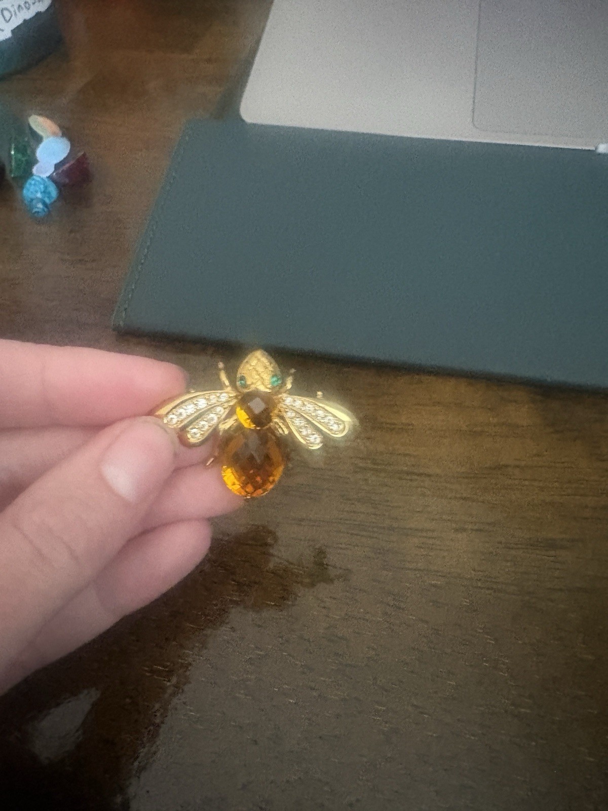 Joan Rivers Classics Figural Bee Brooch Set- 10 Interchangeable Thoraxes