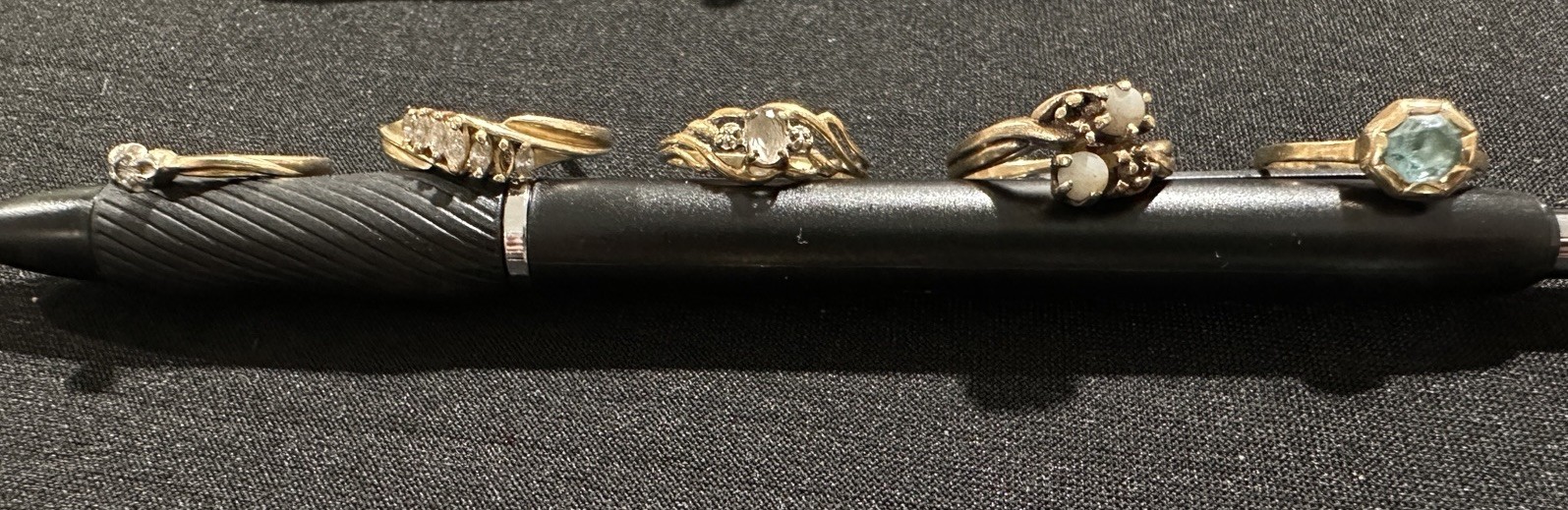 Lot of 15 Vintage 10k & 14k Gold Rings, Diamond, Ruby, Pearl, Citrine, etc