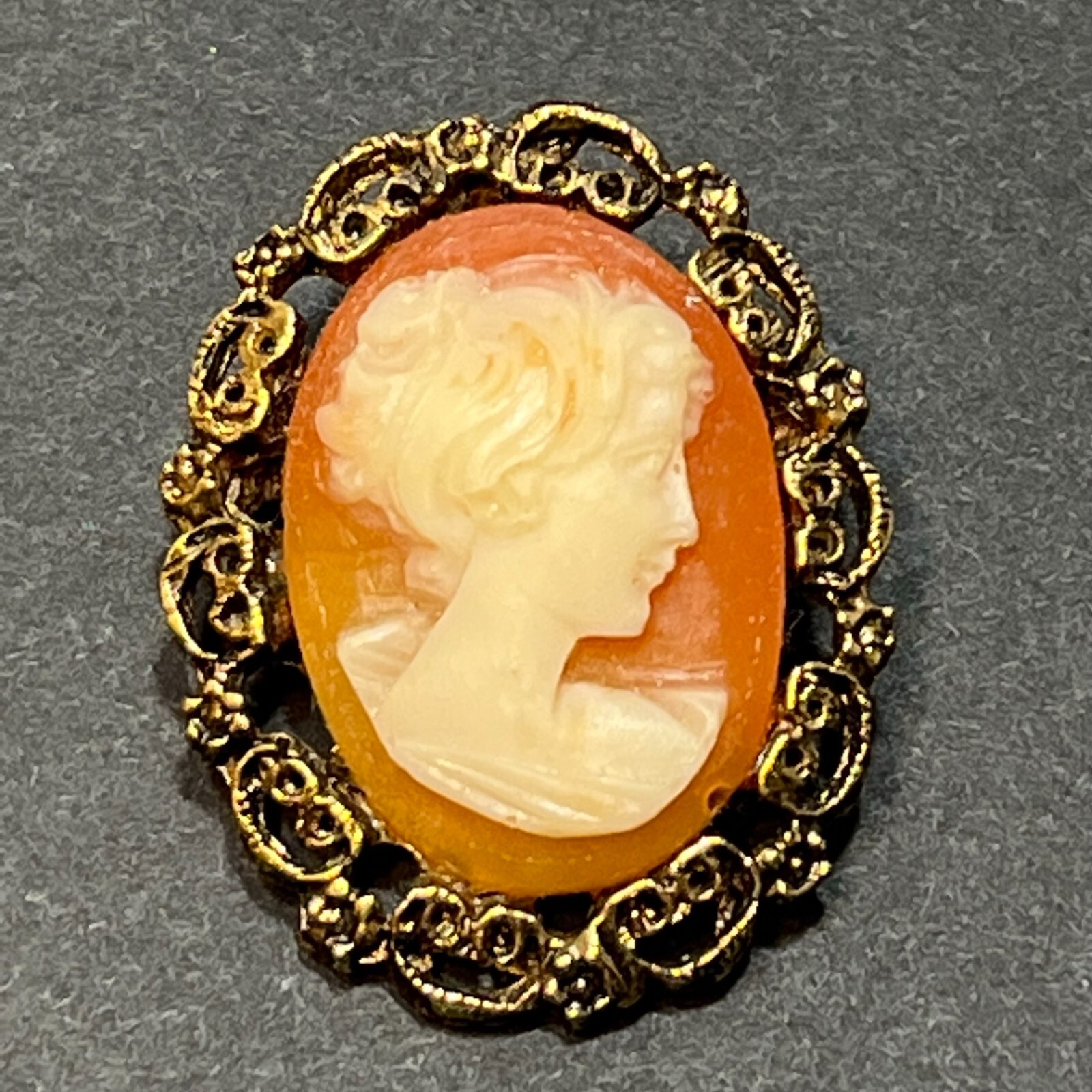 Vintage CAMEO Pendant and Pin ( 2 pieces)