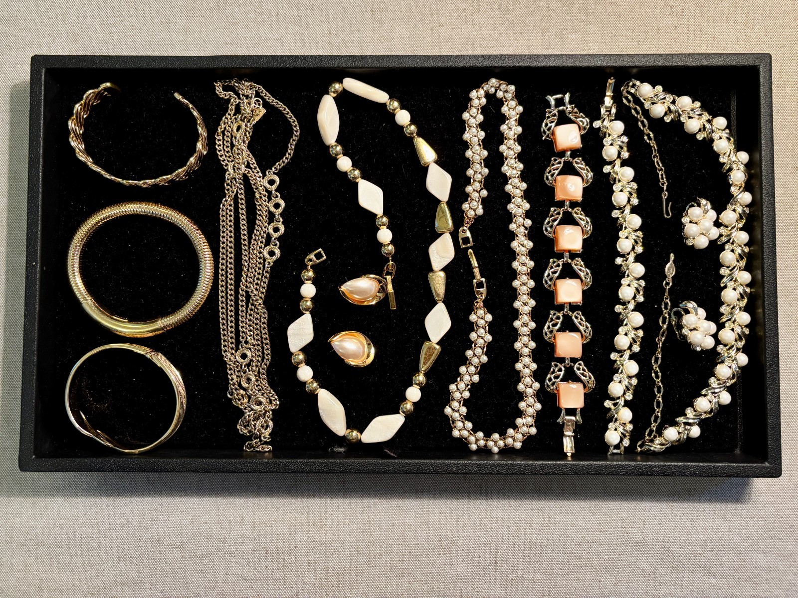 Vintage signed costume jewelry lot