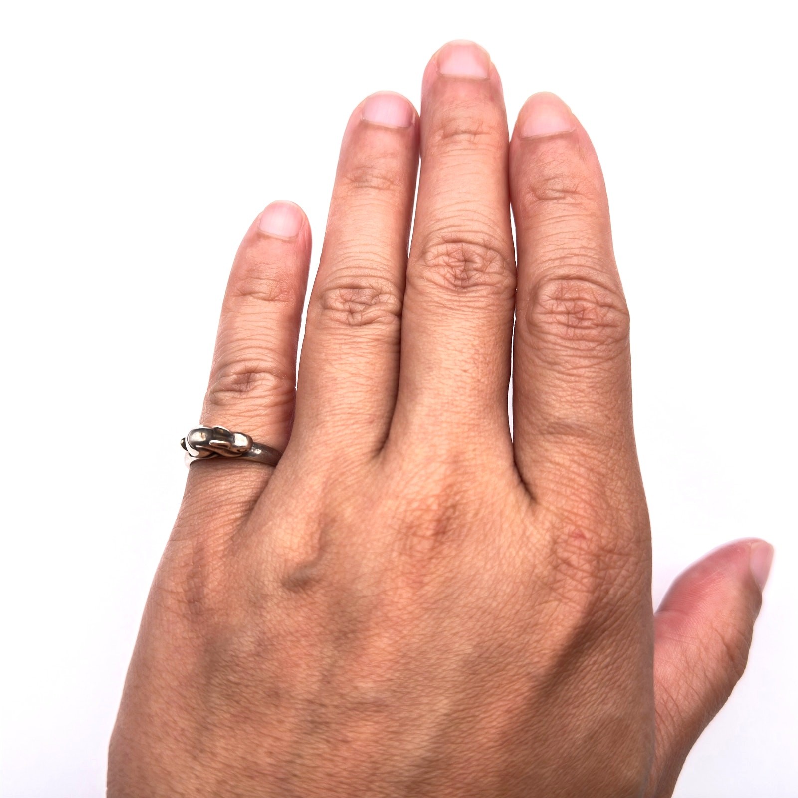 Vintage James Avery Rabbit Bunny Sterling Silver Ring Size 6.75