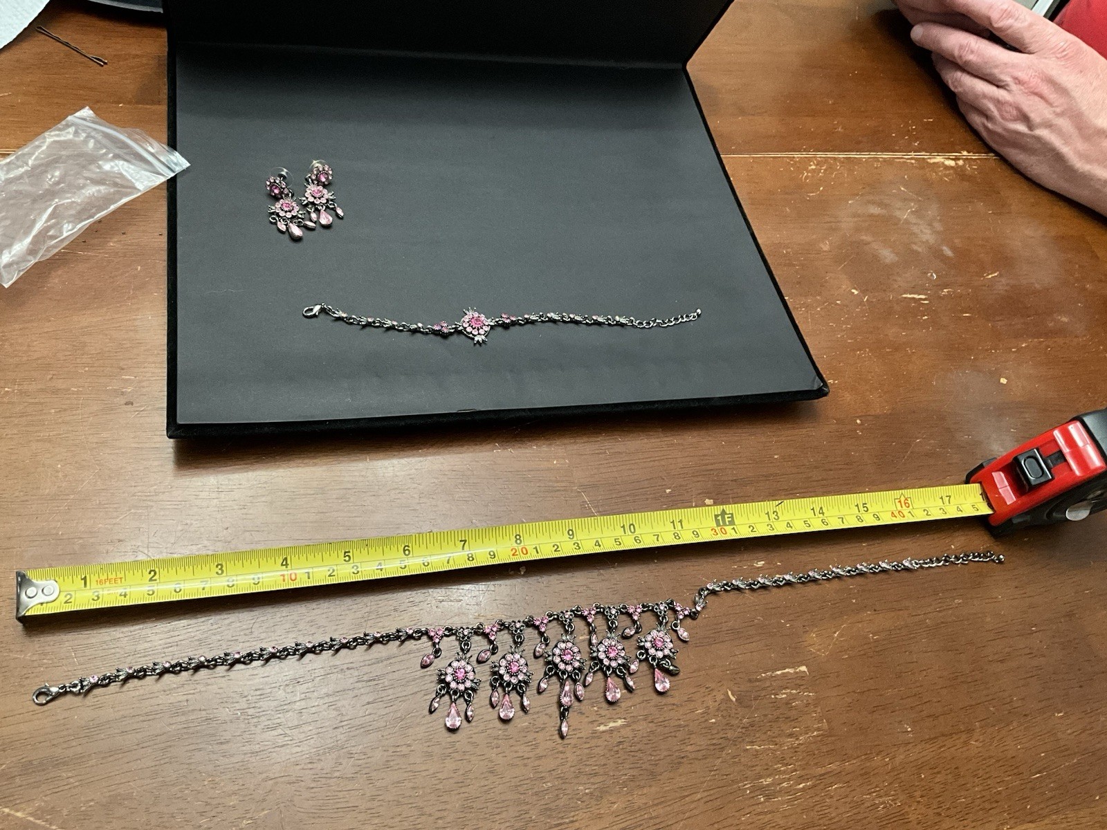 Vintage Victorian Inspired Floral Festoon Style Necklace,bracelet,and Earrings