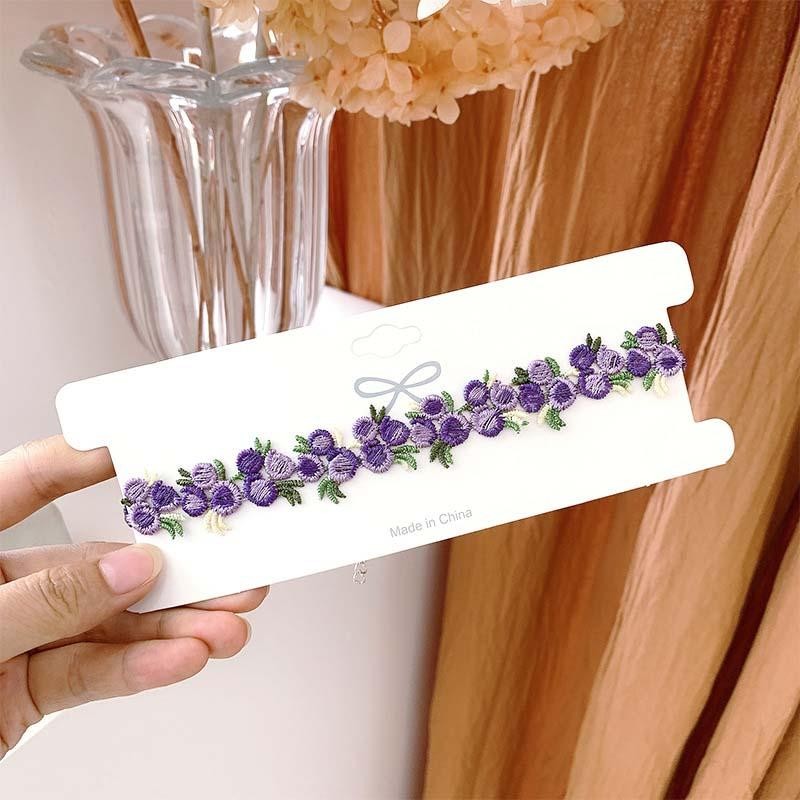 Korean Sweet Flower Lace Choker Necklace – Vintage Clavicle Wedding Jewelry Gift